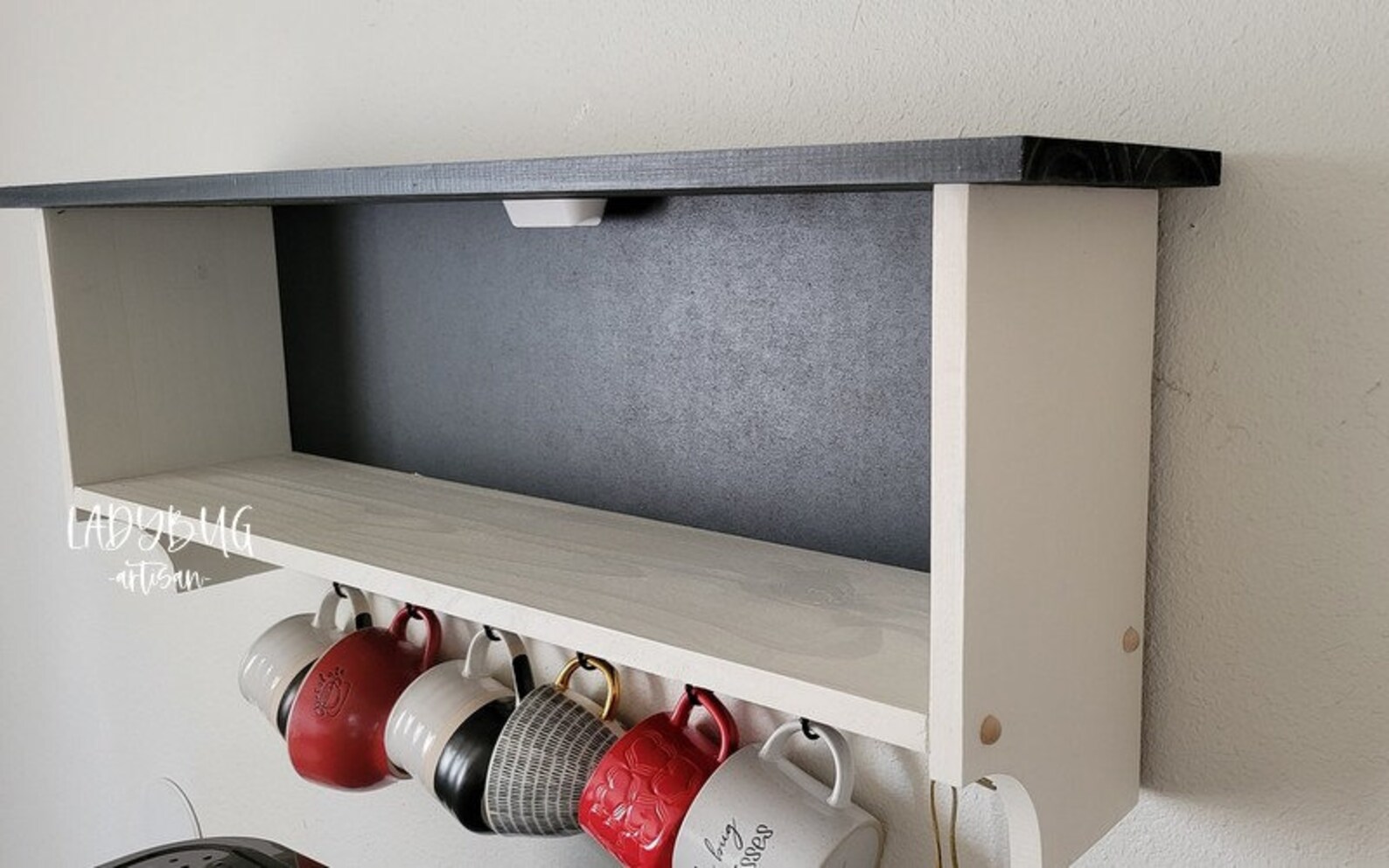 Coffee/tea Mugs Holder With Stand. Coffee Mugs Organizer. Mugs Etsy