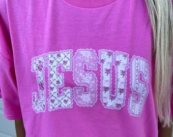 Floral Jesus T-Shirt