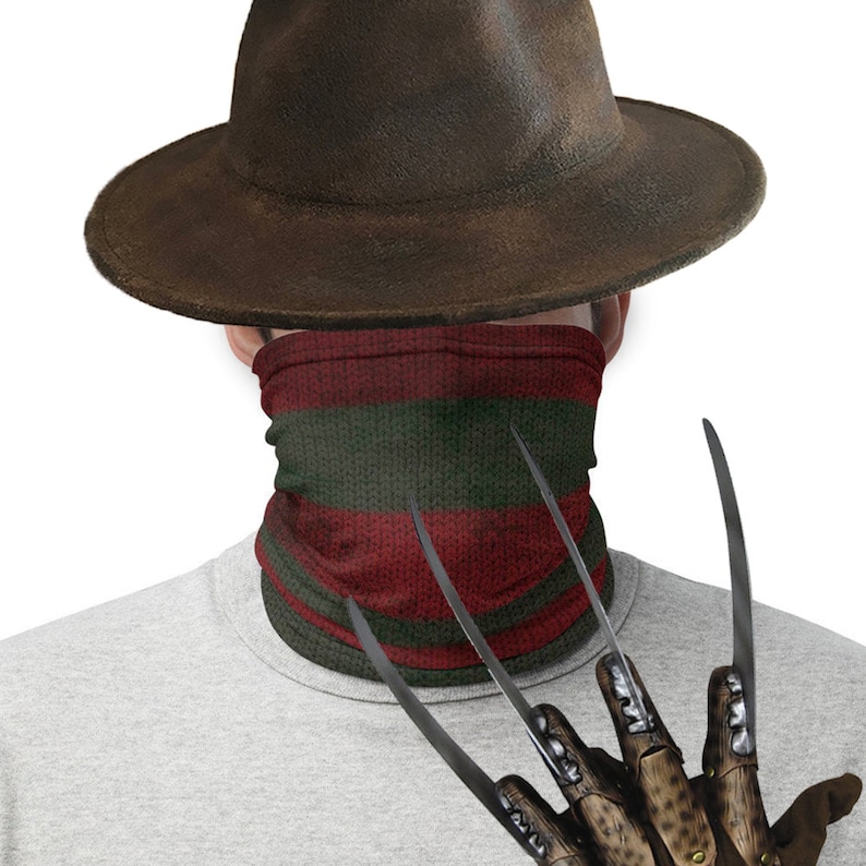 Freddy Krueger Inspired Cosplay Halloween Mask Dust Shield image 0