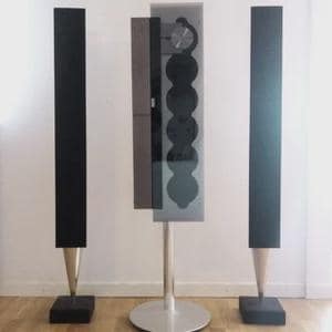 Bang and Olufsen Beo Lab 9000 and Beolab 8000 Speakers With Wood Cover ...