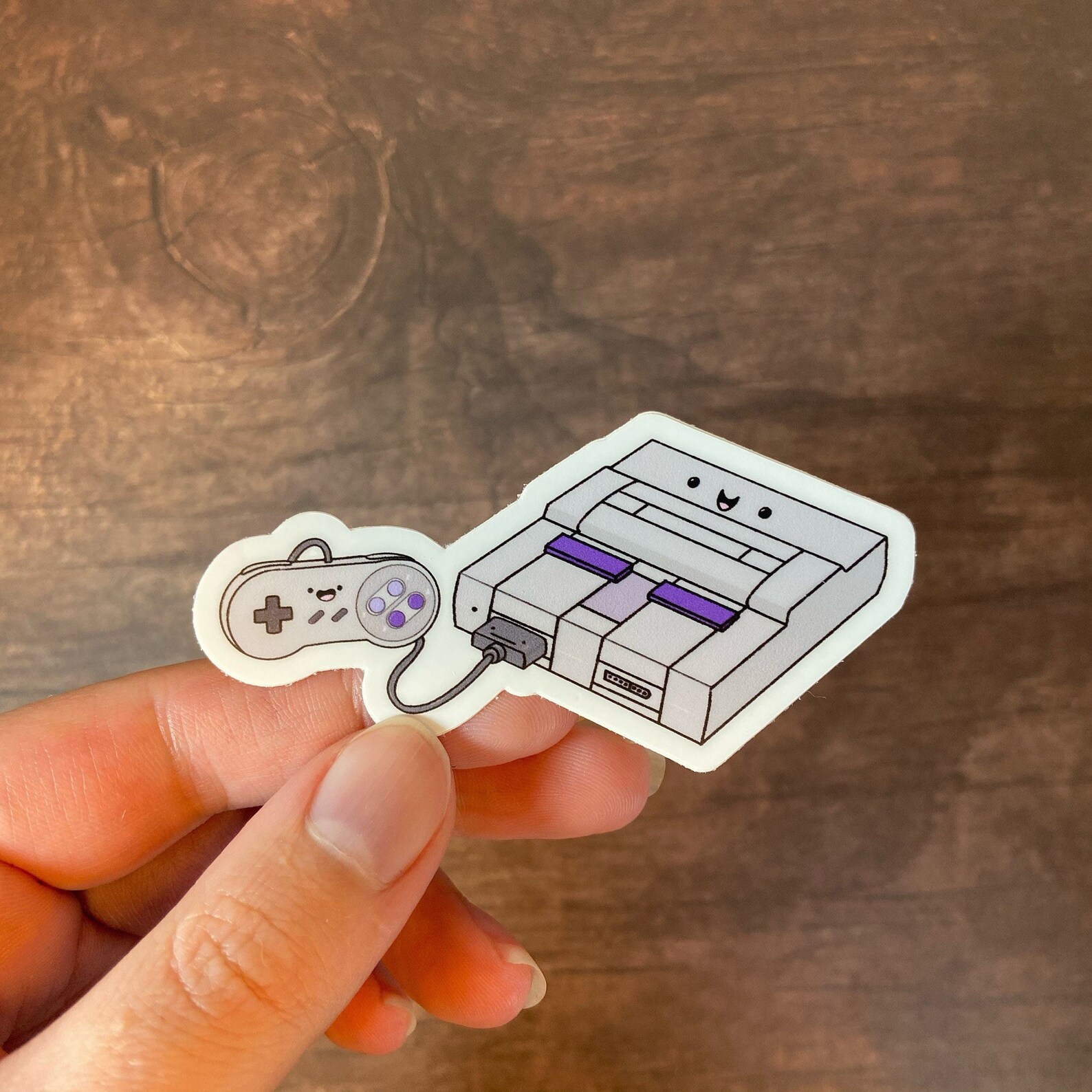 Super Nintendo Weatherproof Sticker SNES Vinyl Stickers NES - Etsy