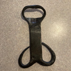Hand forged bottle opener - 5.5 inches