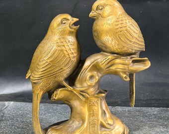 Brass retro Magpie ornament/home desktop Crafts decoration