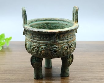 Pure copper vintage  incense burner /  Home Indoor Offering Ornament