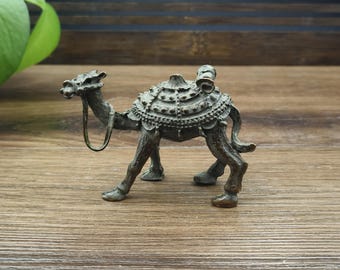 アンティーク　銅製　置物 アンティークセット 真鍮ベドウィン ラクダベル 巨大セット
