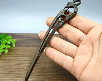 Pure copper vintage Phoenix Tea Knife/home desktop Tea play accessories