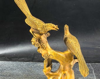 Brass retro Magpie ornament/home desktop Crafts decoration