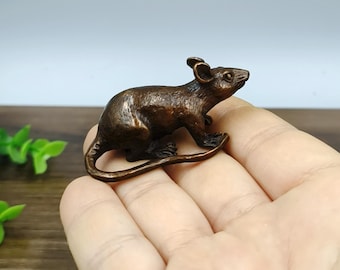 Pure copper vintage Mini Mouse figurine/home desktop decoration
