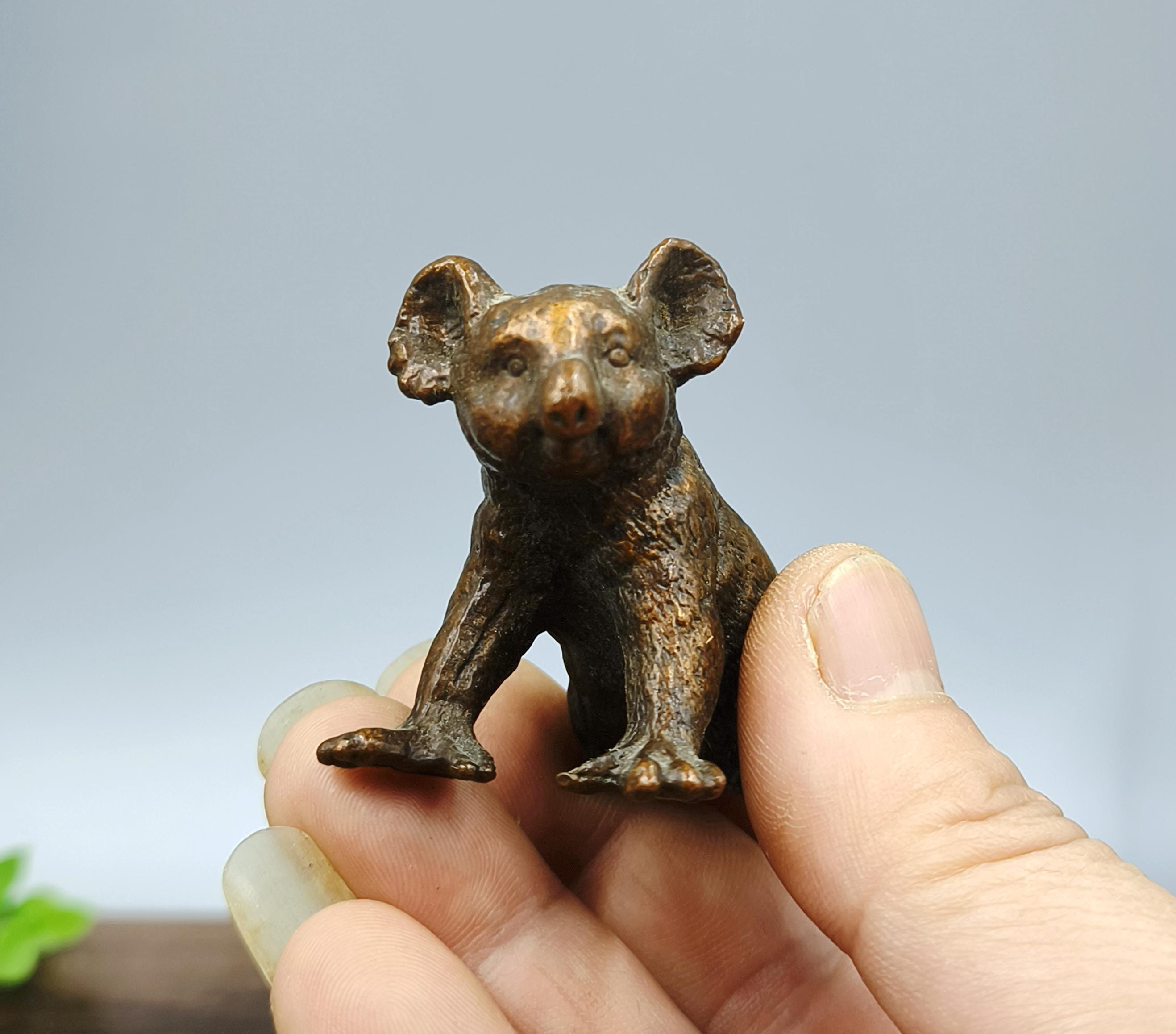 Pure Copper Vintage Koala Figurine/home Desktop Decoration - Etsy