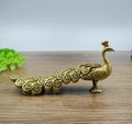 Brass vintage Peacock figurine/home desktop decoration