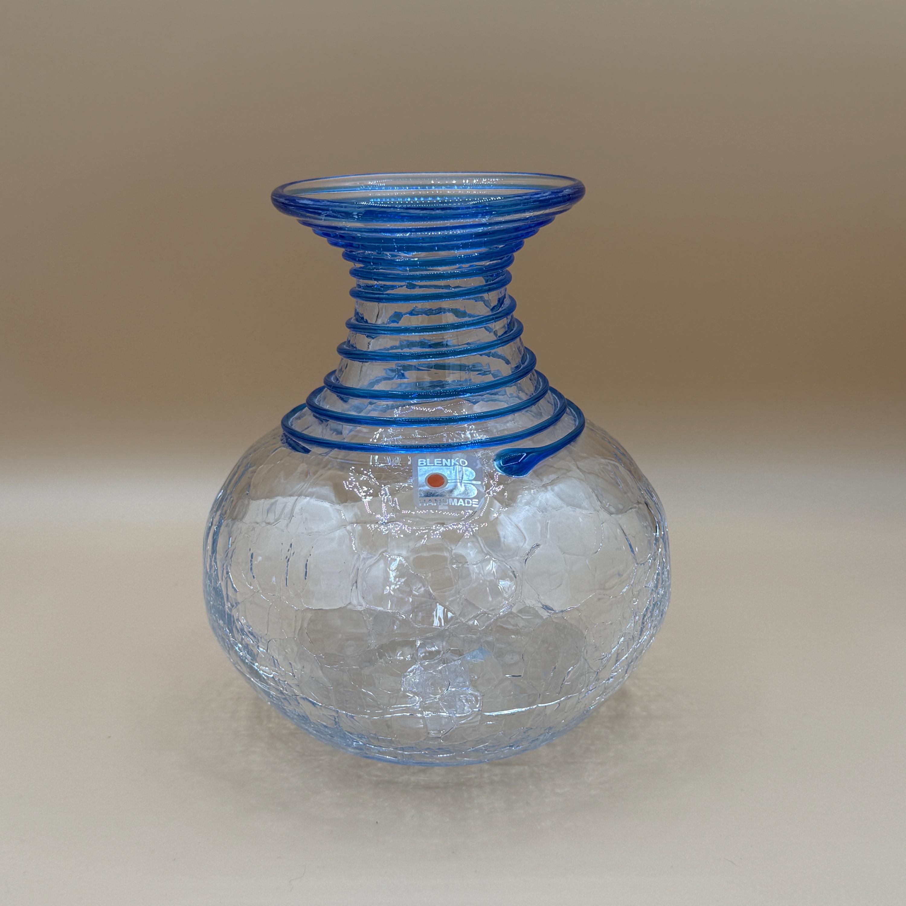 Blenko Swirl Vase - Etsy