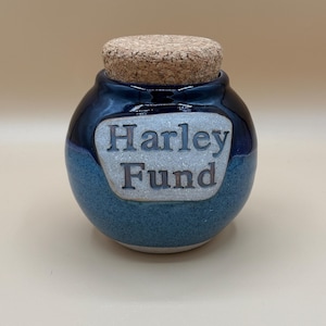 Tumbleweed Keramik "Harley Fund" Glaserad Stengods Lerkruka Spargris