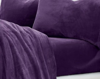 LUXURY PLUSH VELVET King Sheet Set