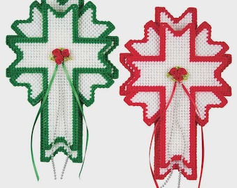 Kunststoff Weihnachten Kreuz Muster 3D Urlaub Ornament Anleitung Digital PDF Download