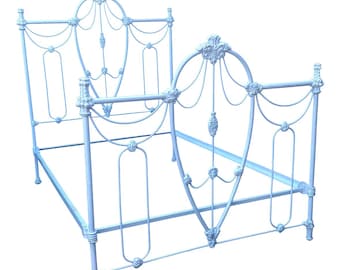 Antique Iron Bed from Victorian Era