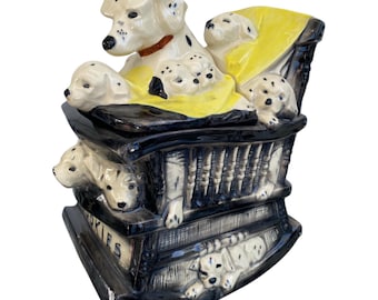 McCoy Dalmatians Rocking Chair Cookie Jar,