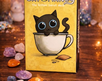 Catomancy Tarot Deck | Kitten Themed Tarot Cards for Readings and Gifts