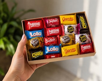 Assorted Nestlé & Garoto Chocolate Box – Mixed Sweet Treats Gift