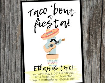 Fiesta/Taco/Cinco de Mayo Invitation