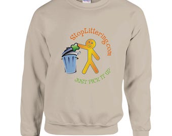 Classic Unisex Crewneck Sweatshirt | Gildan® 18000 White