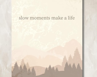Hygge Quote Printable Art - Neutral Scandinavian Minimal Decor