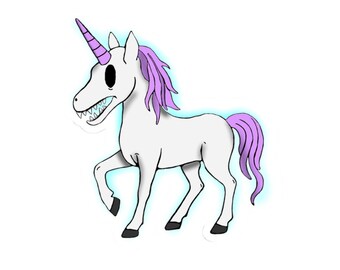BDODDITIES™ - Unicorn Oddity Sticker