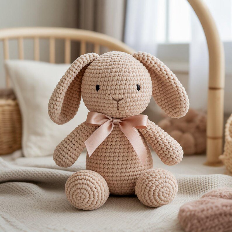 Floppy Bunny Crochet Pattern PDF - Adorable Plush Toy - Instant ...