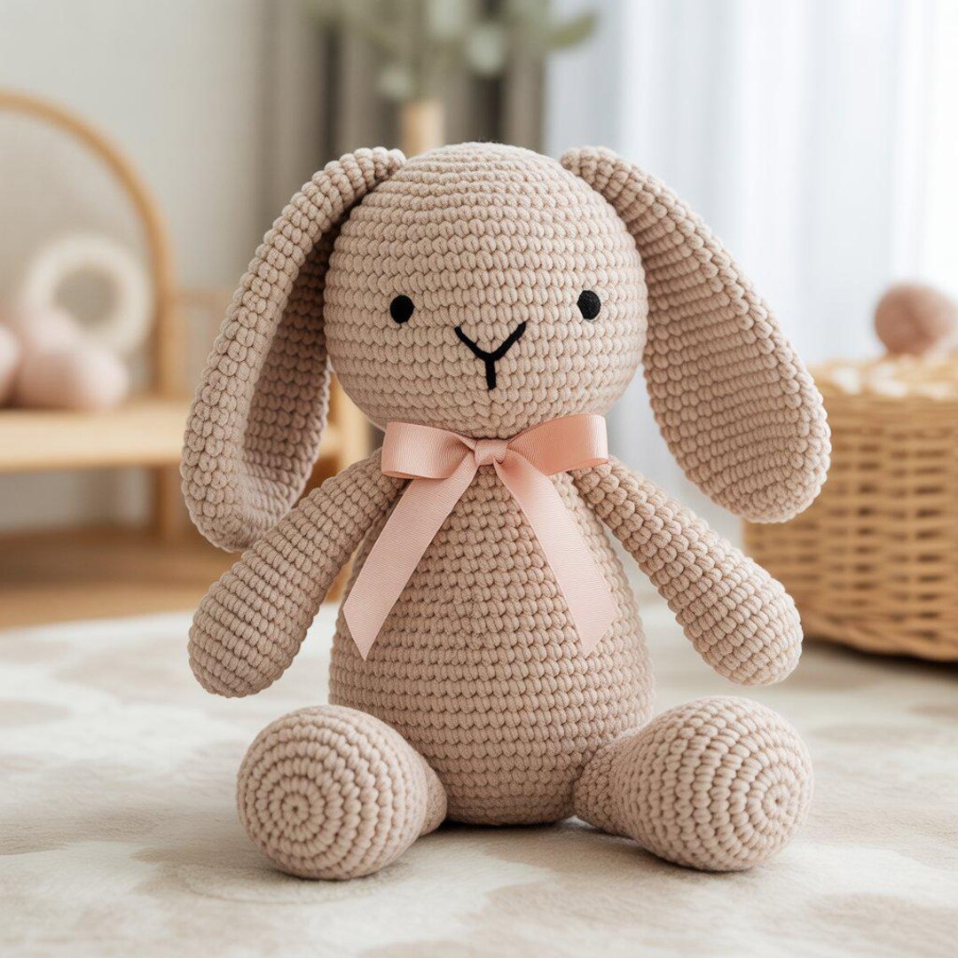 Floppy Bunny Crochet Pattern PDF - Adorable Plush Toy - Instant ...
