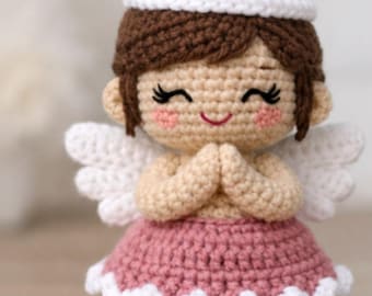 Little Angel Crochet Pattern | Praying Angel Doll Amigurumi PDF | Instant Download