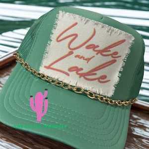 Parche termoadhesivo Wake and Lake *con reverso adhesivo*