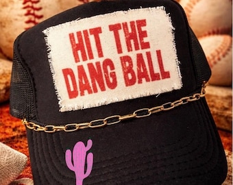 ¡Golpea la maldita pelota! Parche termoadhesivo *con reverso adhesivo*