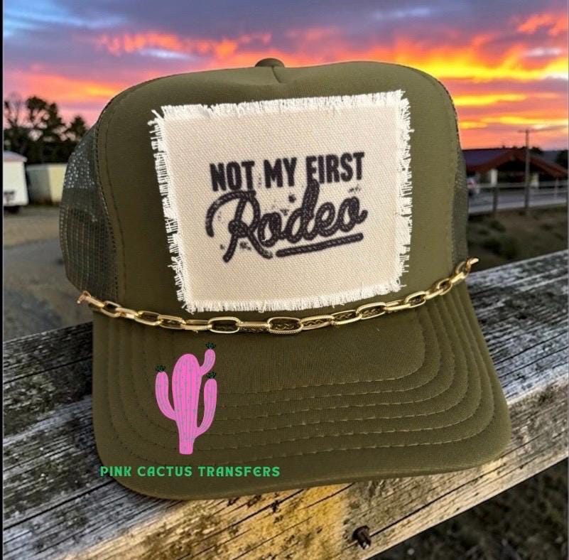 Not My First Rodeo L Iron on Patch *adhesive Backing Applied* - Etsy