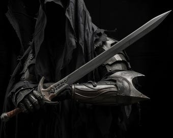 Conjunto de armadura completa Nazgûl Ringwraith – Capa de cosplay de Cavaleiro das Trevas Medieval