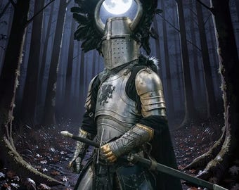 Winged Templar Knight Armor – Hand-Forged Steel Full Body Suit for LARP, SCA