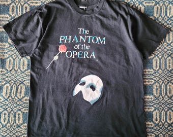 PHANTOM of the OPERA 80s ヴィンテージ tシャツ▲ 80s Phantom Of The Opera T-Shirt | L - Lucky Vintage