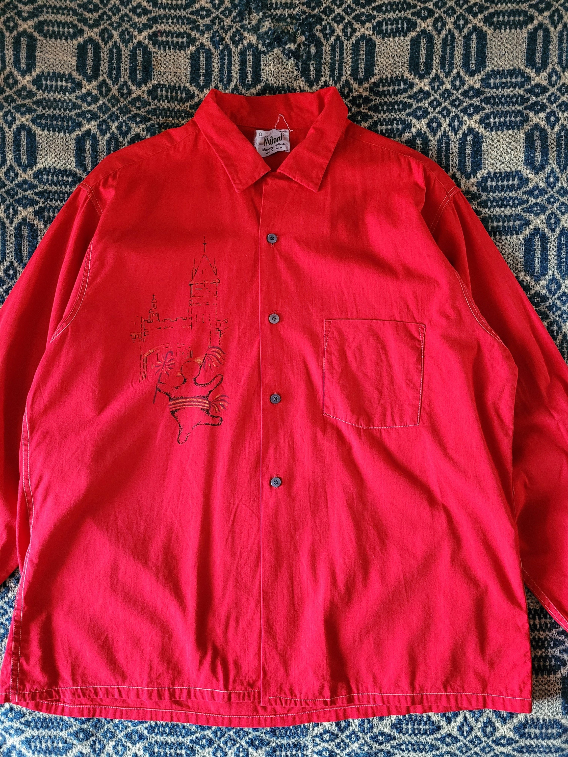 1960s Carnaval De Québec Button Loop Shirt L - Etsy 1960s Carnaval De Québec Button Loop Shirt L - Etsy