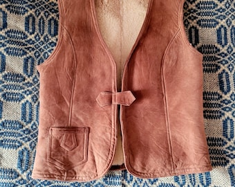 1970s Shearling Vest XS S