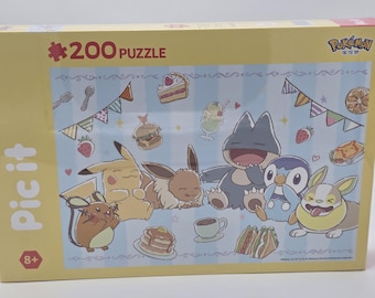 Rompecabezas Pokémon de 200 piezas / Serie Pic It / Raro y difícil de encontrar / Elige tu estilo / Divertido / Regalo / Juguete / Anime