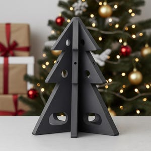 Christmas Tree Table Decor STL (No Base) – 3D Printable – Digital Download