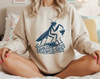 Shirtontwerp bidsprinkhaan, donkere vrouwelijke humor png, feministisch sarcastisch (digitale download)