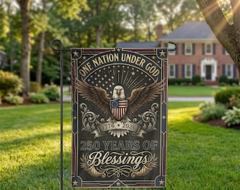 Patriotic Garden Flag, USA Semiquincentennial Eagle Banner