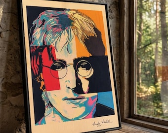 アンディ・ウォーホル。プリンス。紙に描いた水彩画。ポップアート
