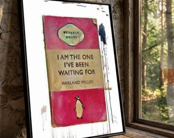 Impression sur toile Harland Miller Penguin Books, art mural littéraire
