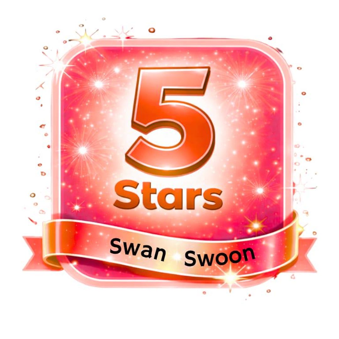 Swoon Sticker Swan Swoon Stickers - Monopoly_go Sticker 5 Stars - Posh Pets Album - Etsy