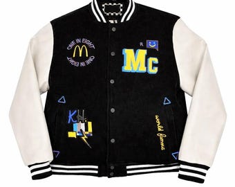 McDonald's Limited Edition Varsity Jacket | Kendall Hurns x McDonald's Alumni Letterman Jacket | Vintage Style McDonald's Crew Jackets