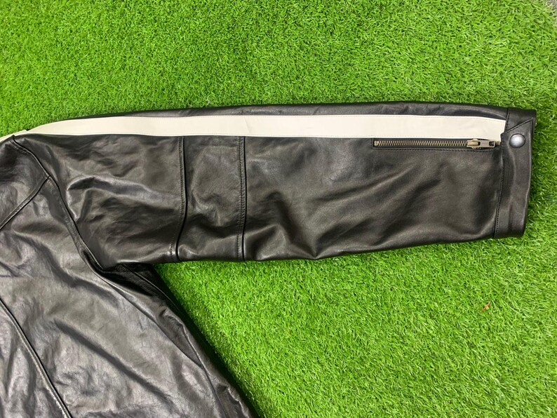Handmade Black Genuine Leather Jacket for Men | Vintage Cowhide Biker Coat | Classic Retro Bomber | Distressed Motorcycle Outerwear Gift