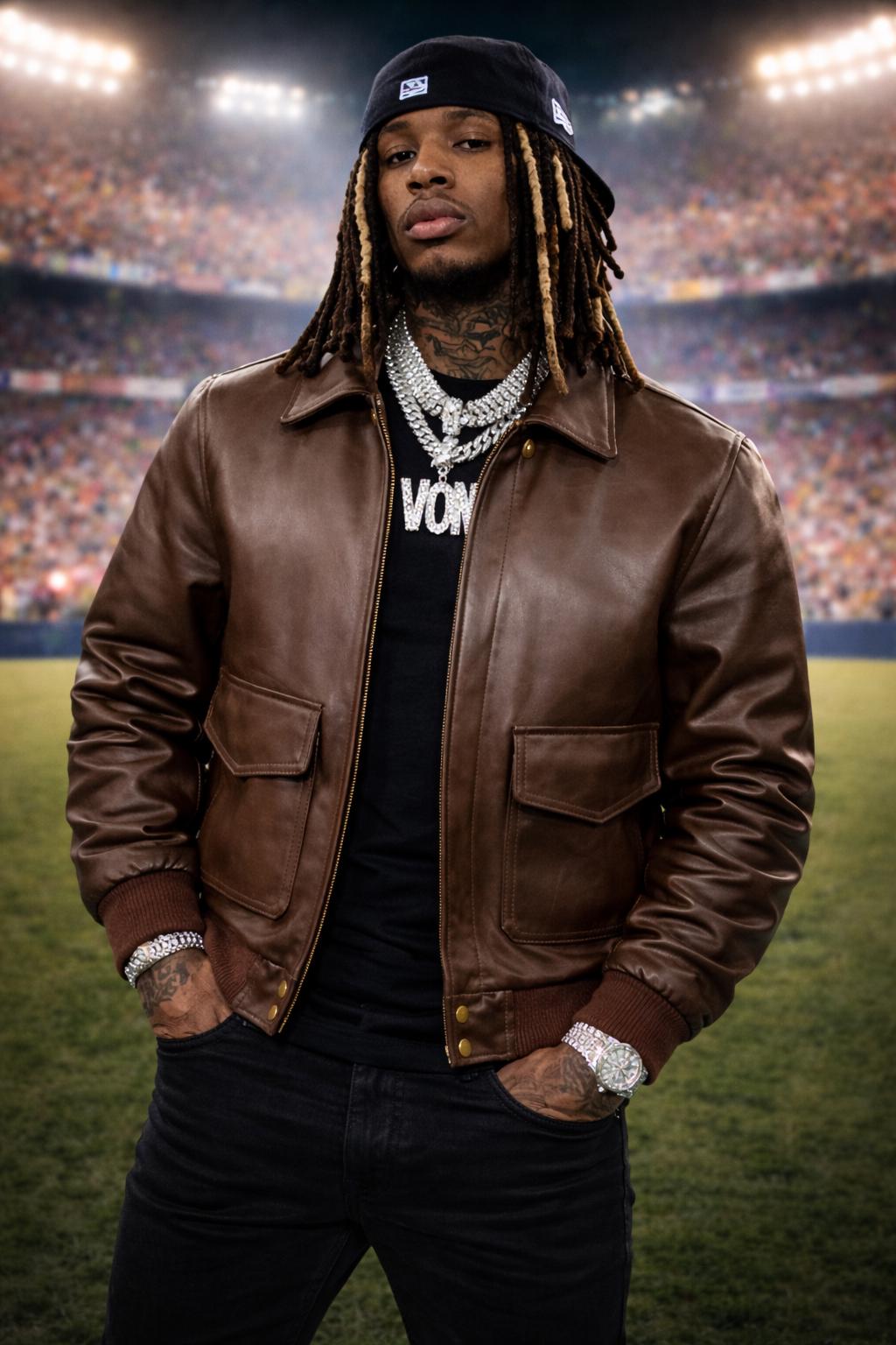 Murdock A-team Leather Jacket - Da Nang 1970 Tiger Souvenir Jacket