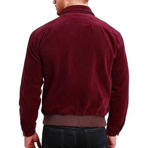 Jack Torrance Corduroy Jacket | Horror Film Bomber Jacket | Vintage Retro The Shining 80s Movie Costume | Movie Inspired Coat