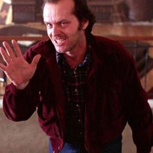 Men's Red Corduroy Jacket: 80s Horror Movie Costume - The Shining Inspired