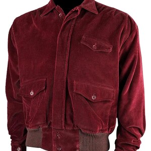 Jack Torrance The Shining Red Corduroy Bomber Jacket Halloween Costume